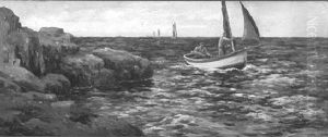 Sailing Around The Point by Warren Williams
