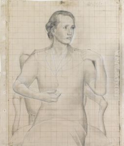 Ritratto Di Signora by Mario Broggi
