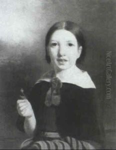 Portrait Of Maria Jane Jones by Daniel Alexander Williamson