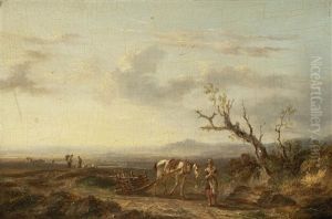 A Landscape With Peasant Girl And Horse (+ A Beach Scene) A Landscape With Peasant Girl And Horse (+ A Beach Scene)
