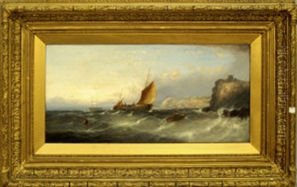 Fishing Vessels Off The English Coast - view 1