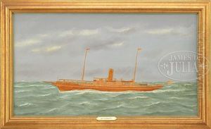 Portrait Of The Steam Yacht Wakiva