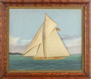 Schooner Yacht by Thomas H. Willis
