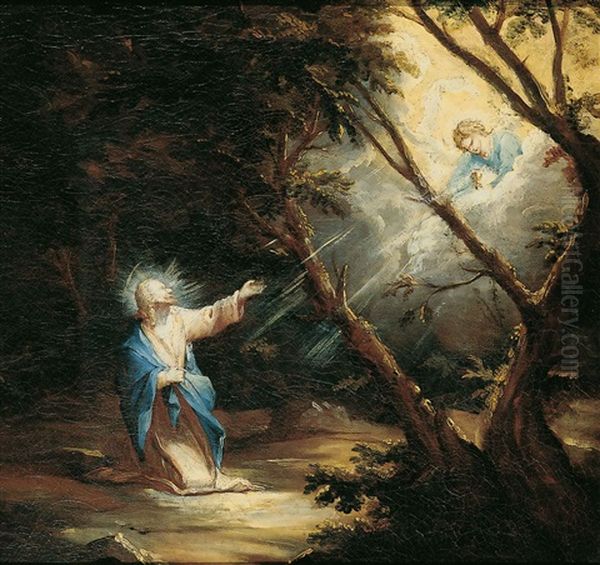 Christus Am Olberg, Dem Ein Engel Mit Dem Kelch Der Passion Erscheint - view 1