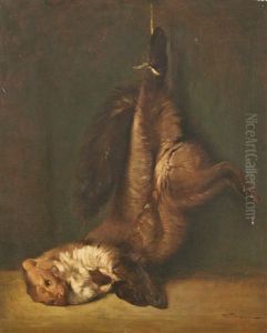 Erlegter Steinmarder by Rudolf Bernhard Willmann