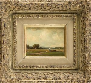 Kleine Landschaft Mit Staffagefiguren Kleine Landschaft Mit Staffagefiguren