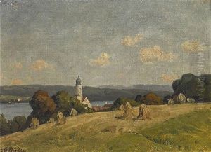 Blick Auf Den Starnberger See (bernried) by Josef Willroider