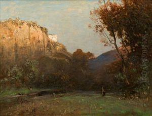 Valley In Carinthia (?) by Ludwig Willroider
