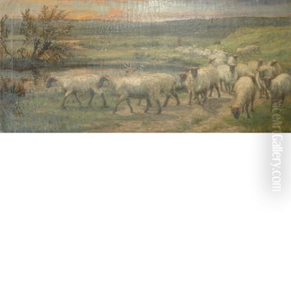 Pastorale With Sheep - view 1