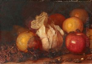 Still Life With Wrapped Orange by Lemuel Everett Wilmarth