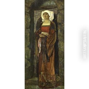 A Woman In Renaissance Robes A Woman In Renaissance Robes