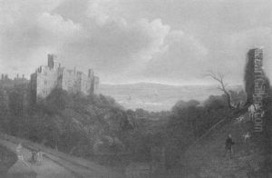 A View Of St. Donats Castle by Alexander Wilson