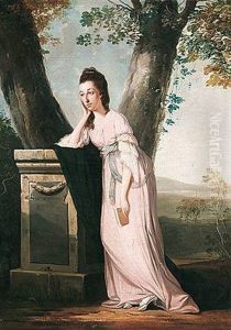 Portrait Of A Lady, Said To Be Theresa Parker