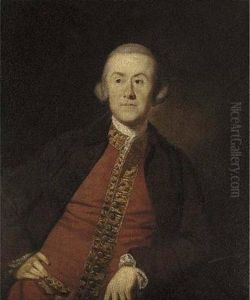 Portrait Of A Gentleman, (a Member Of The Lister Kay Family Of Denby Grange, Wakefield?), In A Burgundy Jacket And A Waistcoat