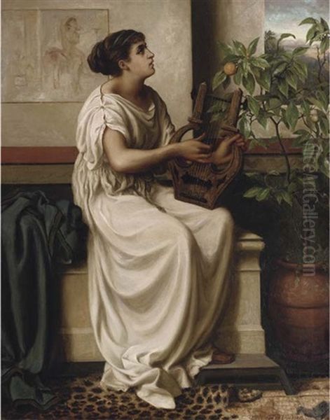 A Maiden With A Lyre - view 1