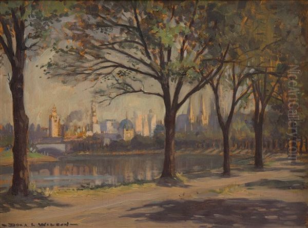 Melbourne From The Yarra - view 1