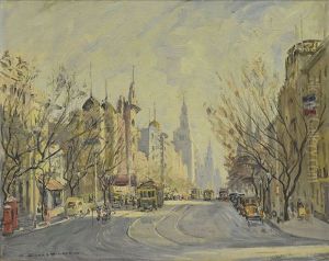 Collins Street, Melbourne by Dora Lynell A. Wilson