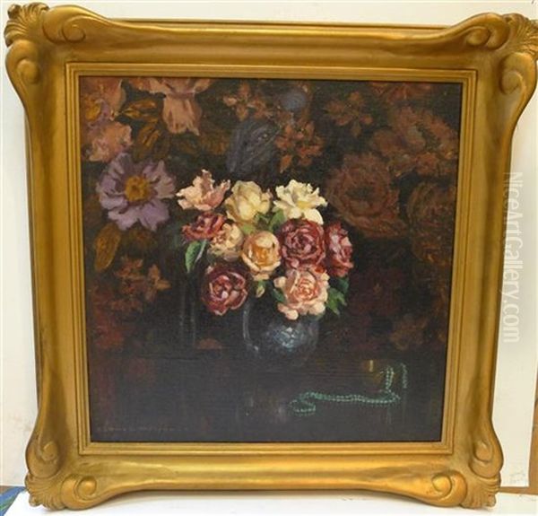 Still Life With Roses And Jewelry - view 1