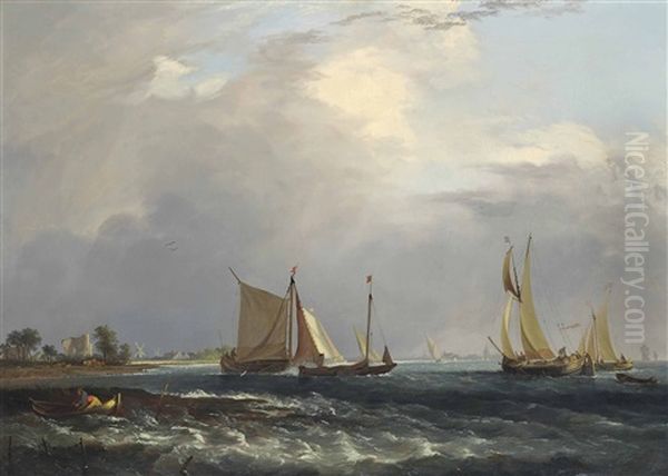 Fishing Boats At The Mouth Of The Thames - view 1