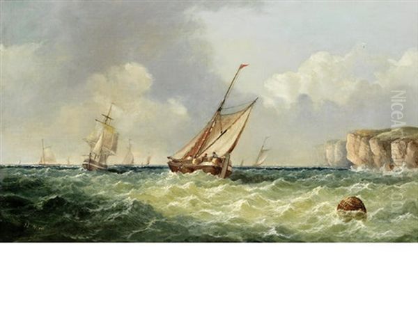 Shipping Off The Coast (pair) - view 1