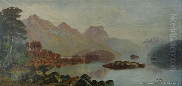 Hunter Mountains, Lake Manapouri - view 1