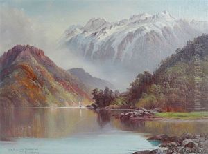 Calm Bay, Lake Manapouri by Lawrence William Wilson