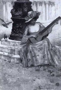 The Guitar Player by Oscar Wilson