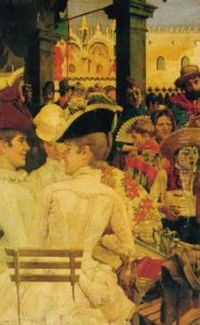 A Venetian Cafe by Oscar Wilson