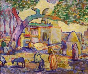 Scene De Marche En Egypte by Wilson, Patten
