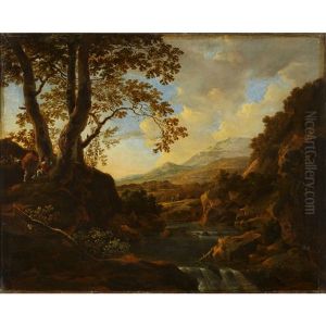 Travellers In An Extensive Landscape