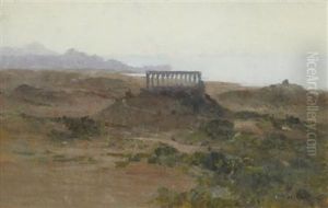 Temple Ruins, Italy by William Heath Wilson