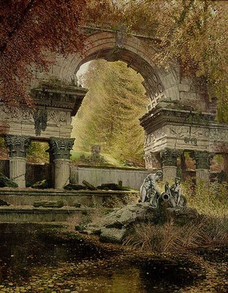 Die Romische Ruine In Schonbrunn - view 1
