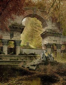 Die Romische Ruine In Schonbrunn