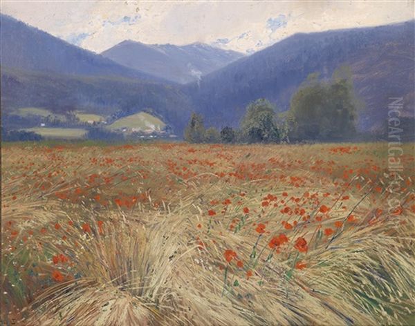 Kornfeld Mit Mohnblumen - view 1