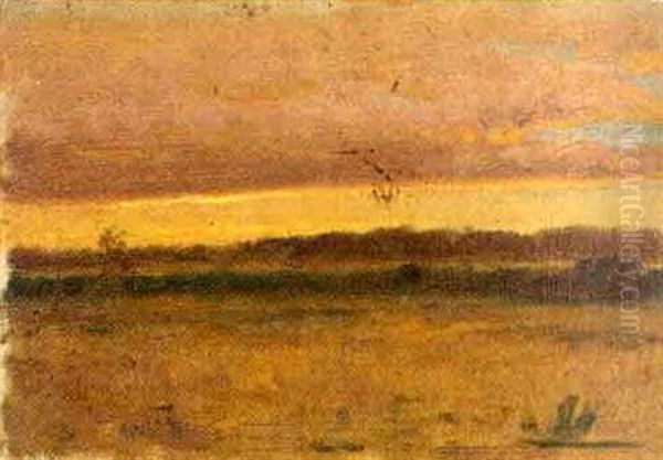 Landscape At Sunset - view 1