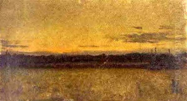Field At Sunset - view 1