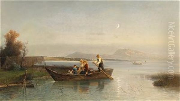 Crossing The Chiemsee - view 1