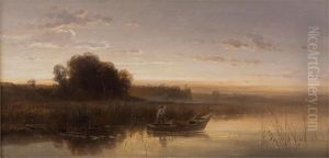 Fischerboot Am Chiemseeufer by Konrad Wimmer