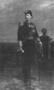 Portrait Of Kaiser Wilhelm by Rudolf Wimmer
