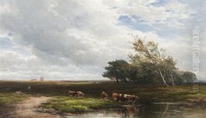 Extensive Landscape With Cattle Extensive Landscape With Cattle