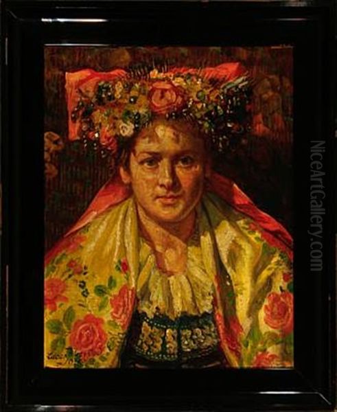 Woman In A Folk Costume - view 1