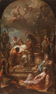 Die Opferung Der Polyxena by Christian (Johann C. Thomas) Winck
