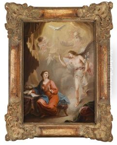 Maria Verkundigung by Christian (Johann C. Thomas) Winck