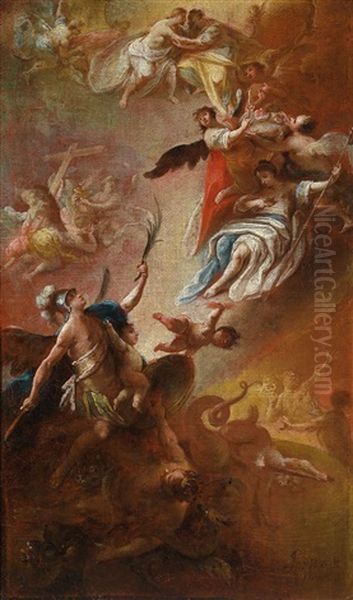 Der Triumph Des Erzengels Michael Uber Den Satan - view 1