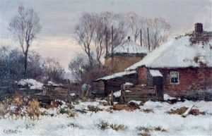 Winter At The Farm by Chris Van Der Windt