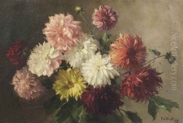 A Still Life With Dahlias - view 1
