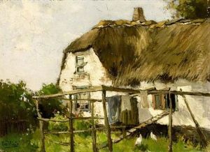 A Farmhouse In Summertime A Farmhouse In Summertime