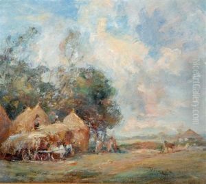 Haymaking Scene