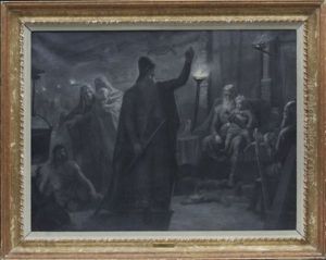 Fornmytologiskt Motiv by Martin Eskil Winge