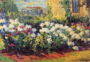 A Blooming Garden by Edward Oswald Wingert